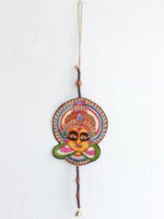 Yellow Kathakali face Wall-hanging