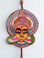 Yellow Kathakali face Wall-hanging - Image 2