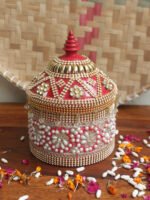 Beads-and-crystals-red-medium-wooden-sindur-box