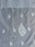 Cream-White--cotton-Chikankari-ladies-kurta
