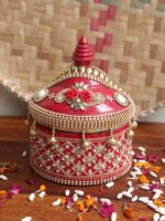 Crystal-Lace-red-wood-marriage-sinhora at Shilphaat