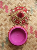 Crystals-Lace-Red-wooden-sindoor-box