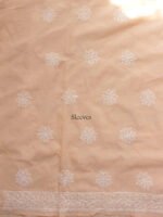 Light-Orange cotton Chikankari 3pc Ladies-suit - Image 5