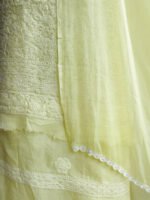 Pastel-Yellow-chikankari-cotton-Lucknowi-suit