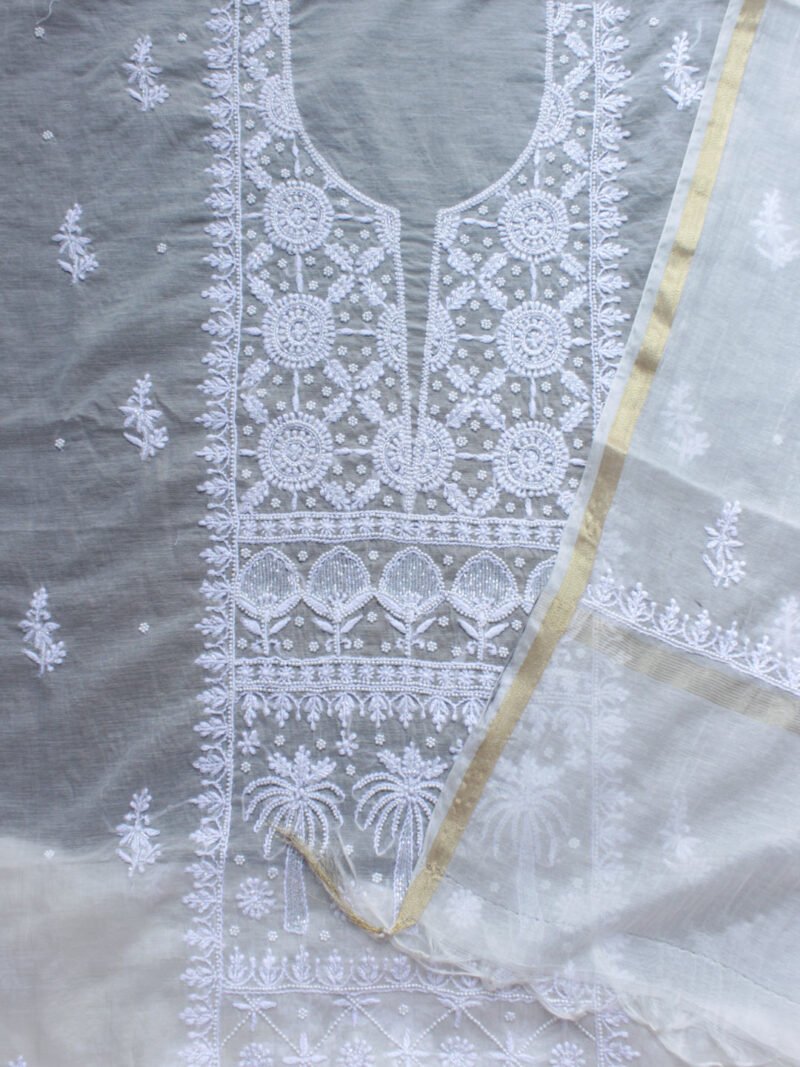 Beadwork-Chikankari-off-white-mul-chanderi-DM-set
