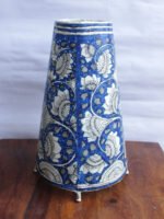 Blue-Lotus-Big-tholu-bommalata-floor--Lamp