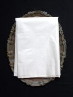 Cream-White Paper Tussar Silk Fabric