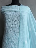 Firozi-Blue-Georgette-Chikankari-3pc-ladies-suit