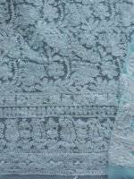 Firozi-Blue-Georgette-Chikankari-embroidered-suit
