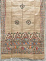 Fishes-Madhubani-Dupatta Bagalpuri-tasar-silk