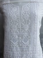 Off-white-Beadwork-Chikankari-Kurta-Dupatta-Suit
