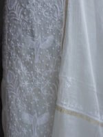 Off-white-Beadwork-Chikankari-mul-chanderi-2pc-ladies-suit