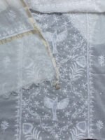Off-white-Beadwork-Chikankari-mul-chanderi-dress-material