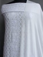 Off-white-Viscose-Chikankari-Kurta-Dupatta-set
