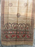 Red-and-black-Fishes-Madhubani-Bhagalpuri-silk-Dupatta