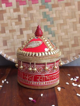 Sada-Subhagyavati-Lace-Sindoor-box at Shilphaat
