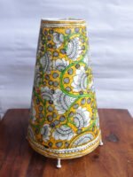 Yellow-Lotus-Big-tholu-bommalata-floor--Lamp