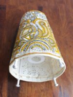 Yellow-Peacock-Leather-Lamp