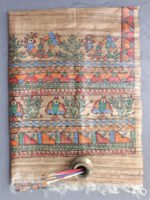 Birds-and-peacocks-madhubani-silk-dupatta