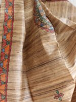 Birds-and-peacocks-madhubani-silk-dupatta-Shilphaat