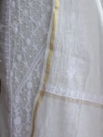 Floral-Beadwork-Chikankari-Off-white--mul-chanderi-2pc-dress-material