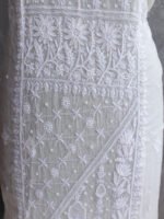 Floral-Beadwork-Chikankari-off-white-Kurta-Dupatta-Set