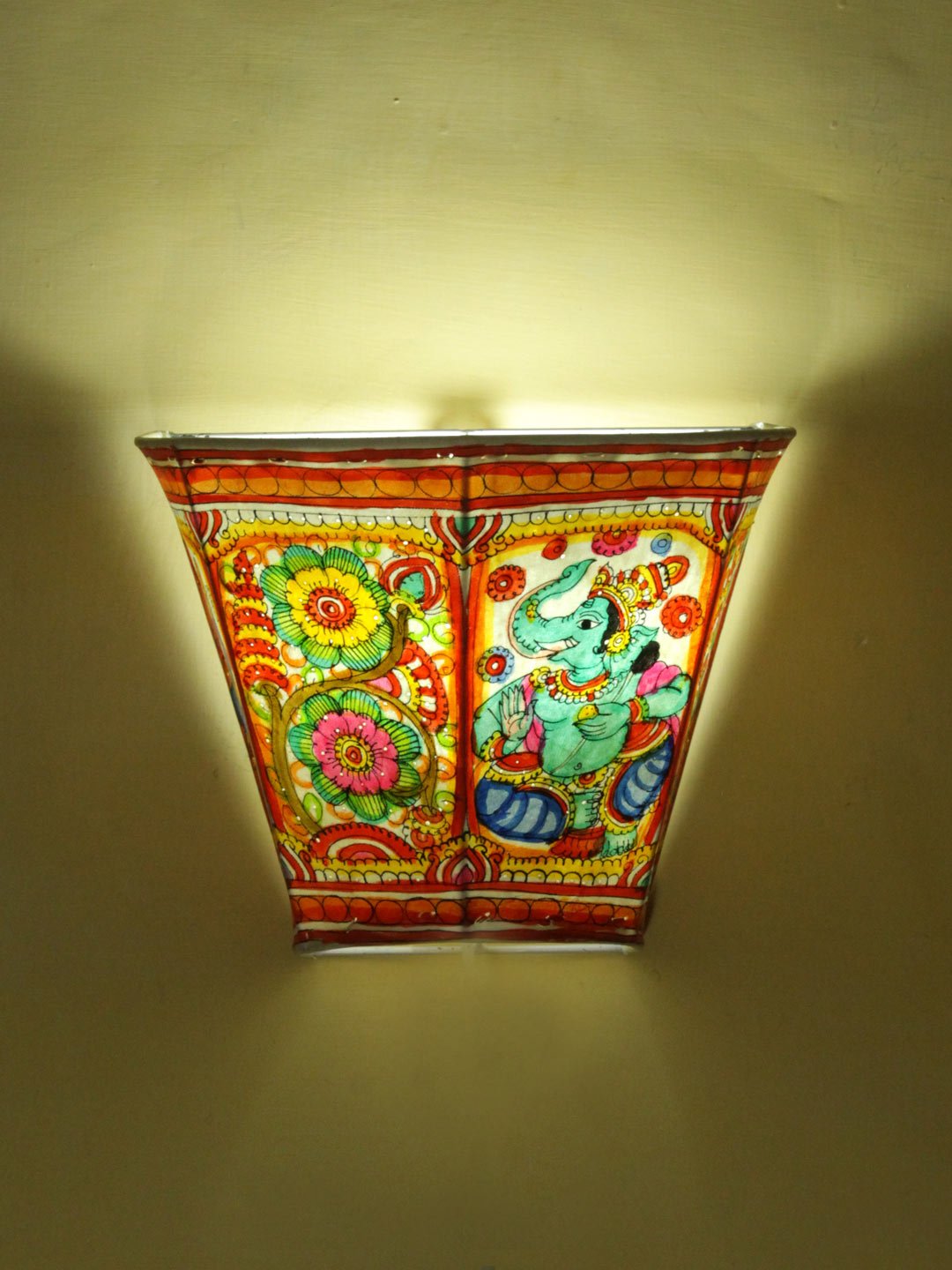 Ganesha-Tholu-Bommalata-Wall-lamp Ganesha-Tholu-Bommalata-Wall-lamp at Shilphaat