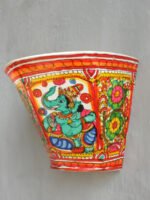 Ganesha-handcrafted-leather-Wall--lamp