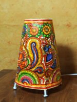 Multicolour-Peacock-8-inch-leather-lamp