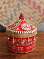 Shubh-vivah-red-lacework-wood-Sindhora