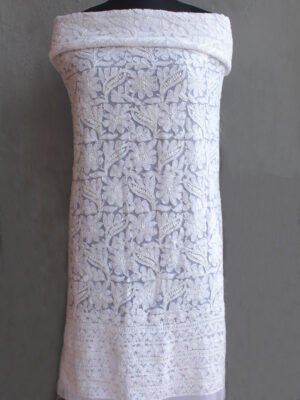 rgette-chikankari-kurta-fabric at Shilphaat
