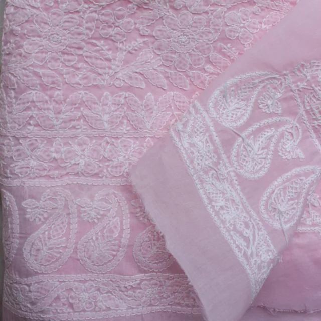 Very-Light-pink cotton 3pc unstitched Ladies suit, handembroidered with white Lucknow Chikankari . Chiffon dupatta with crochet border .
.
SHOP at Shilphaat.com
.
Whatsapp 91-9818036781
.
#chikankari #chikankarisuit #ladiessuit #dressmaterial #lucknowchikankari #handembroidery #lucknowisuit #cottonsuit #चिकनकारी #chikankaricottonsuit #shilphaat